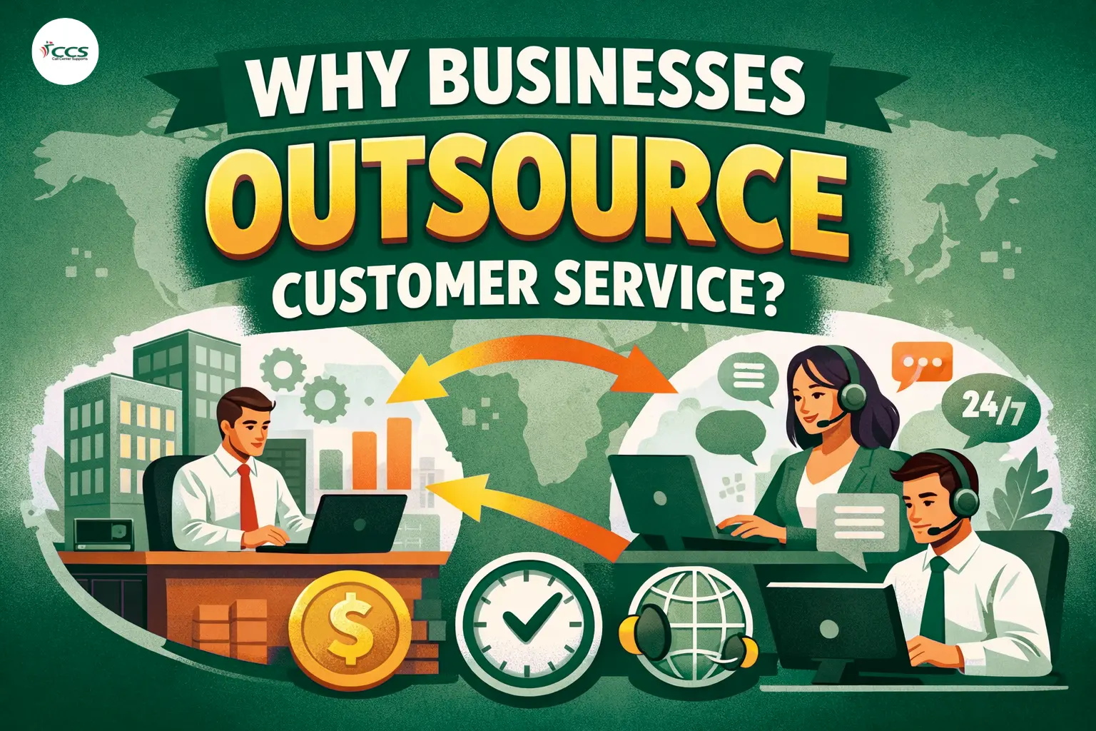Why Businesses Outsource Customer Service