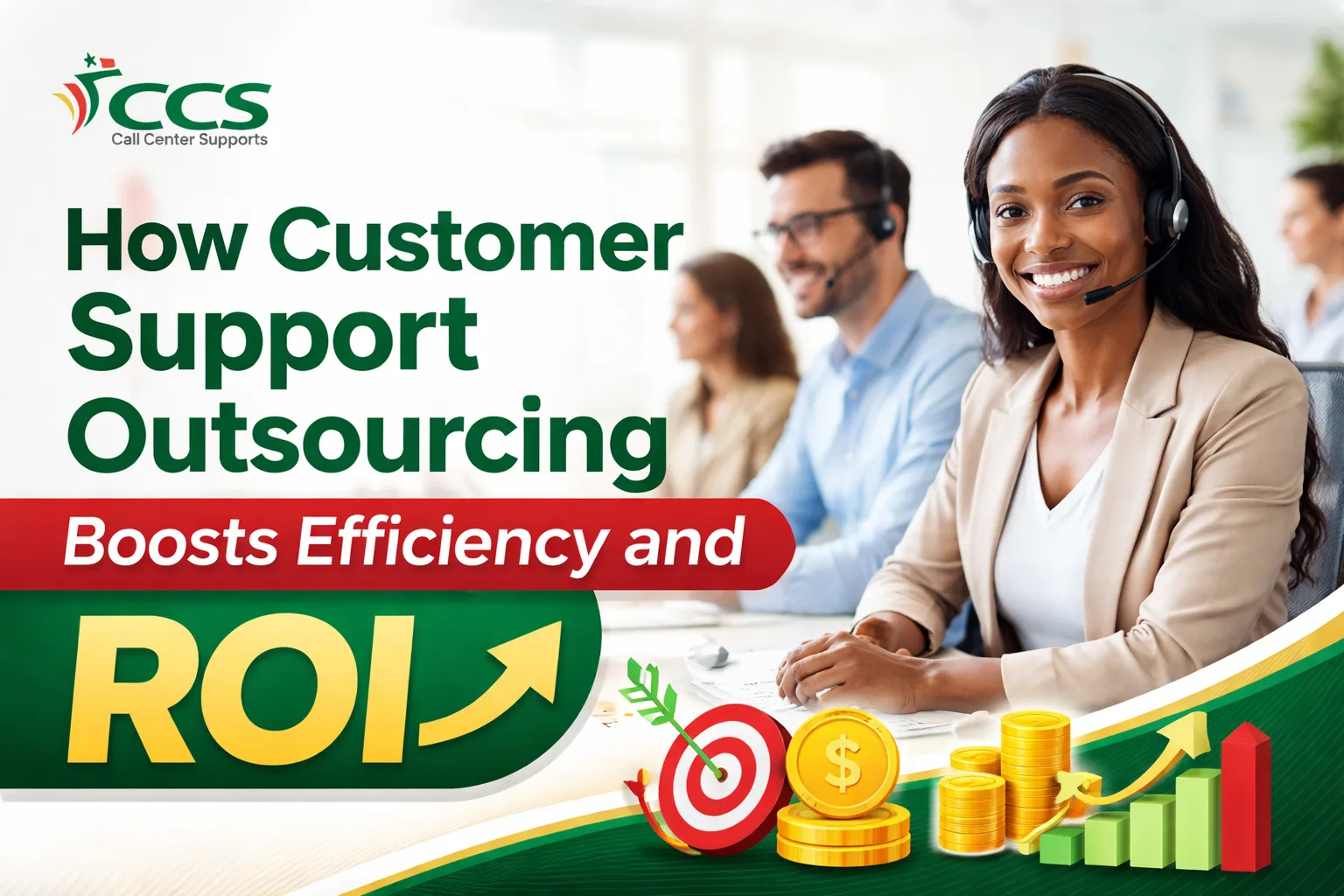 How Customer Support Outsourcing Boosts Efficiency and ROI